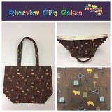 Large Tote Bag - Farmers Fighting Spirit - Animals Large Tote Bag - Farmers Fighting Spirit - Animals